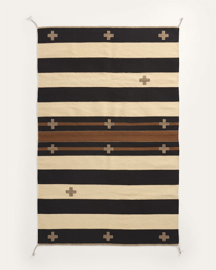 TURQUOISE CROSSES RUG